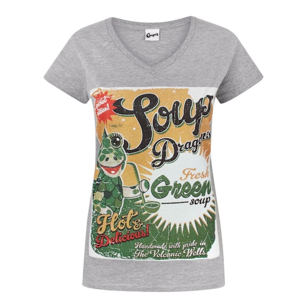 Clangers Dam/Damer Soppa Dragons Grön Soppa T-shirt S Grå Grey S
