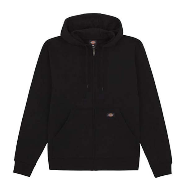 Dickies Herr Fleece Full Zip Hoodie M Svart Black M