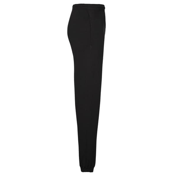 Fruit of the Loom Joggingbyxor för män med klassisk elastisk mudd Black XXL