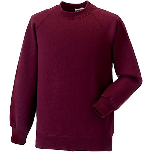 Jerzees Schoolgear Barn/Barn Raglan Sweatshirt 11-12 År Burgundy 11-12 Years