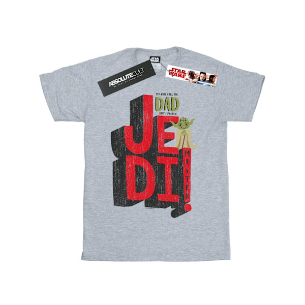 Star Wars Herr Pappa Jedi Master T-shirt XXL Sports Grey Sports Grey XXL