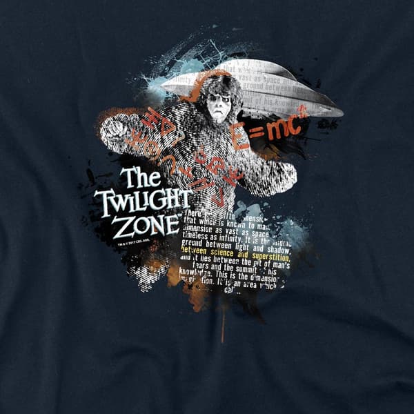 The Twilight Zone Unisex Vuxen Science & Superstition Långärmad Navy M