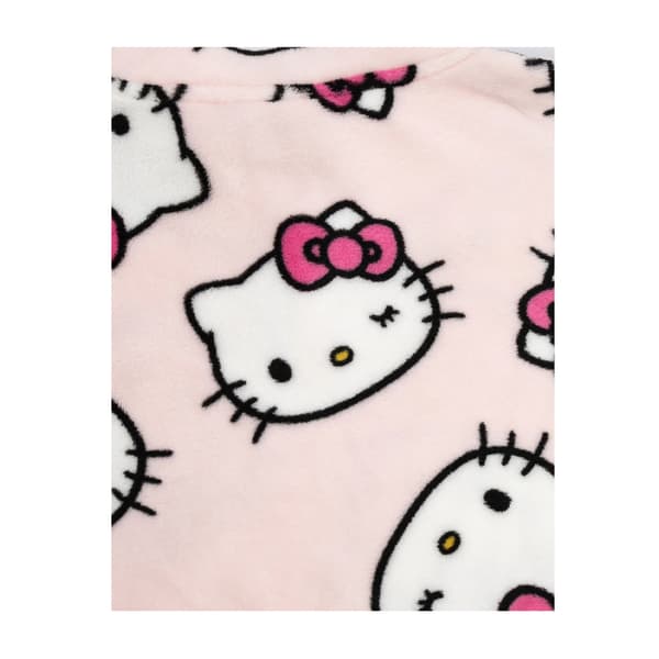Hello Kitty Damtröja med ansikten L Rosa Pink L