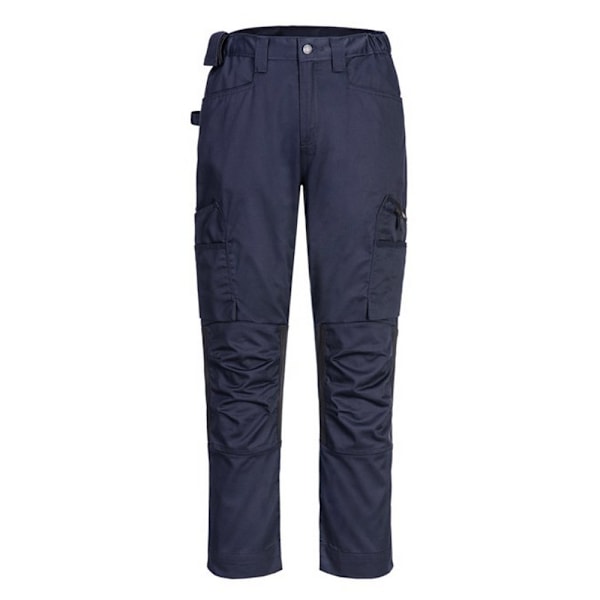 Portwest Unisex Stretch Arbetsbyxor 44R Mörkblå Dark Navy 44R