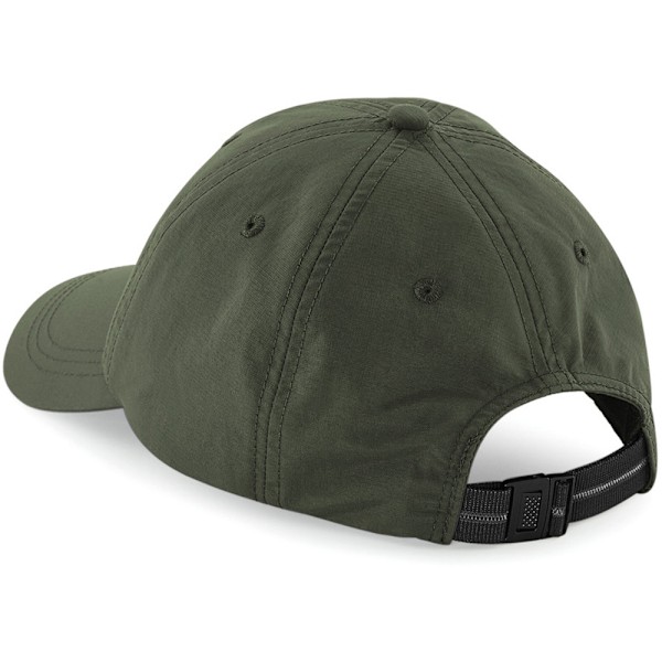 Beechfield Unisex Vattentät 6-Panel Baseballkeps för Utomhusbruk One S Olive One Size