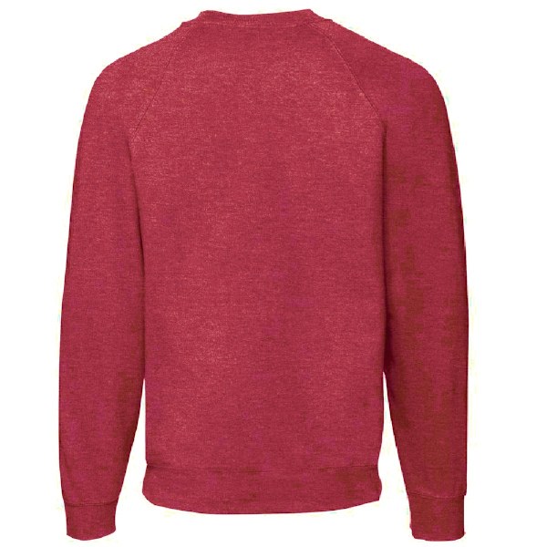 Fruit Of The Loom Raglanärm Belcoro® Sweatshirt M Heat Heather Red M