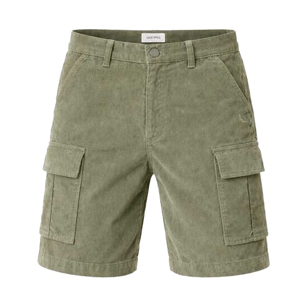 Jack Wills Herr Bomull Enfärgade Cargoshorts M Silver Sage Silver Sage M
