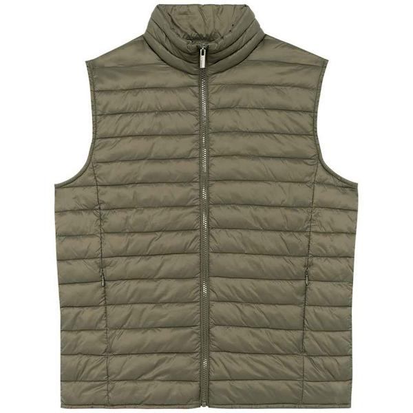 Native Spirit Mens Light Recycled Body Warmer M Organic Khaki Organic Khaki M