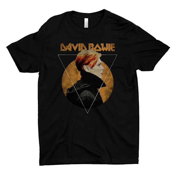 David Bowie Unisex Vuxen Moon T-Shirt M Svart Black M