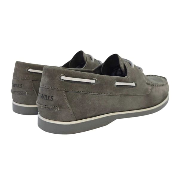 Jack Wills Herr Båtskor i Läder 10 UK Grå Grey 10 UK