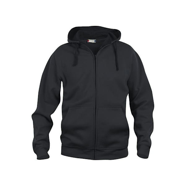 Clique Herr Basic Full Zip Hoodie 3XL Svart Black 3XL