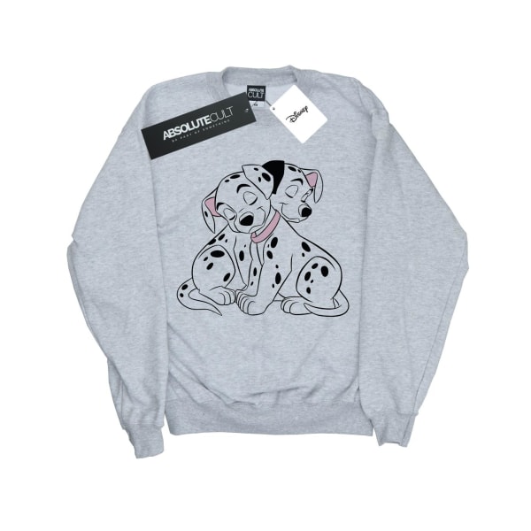 Disney Womens/Ladies 101 Dalmatians Puppy Love Sweatshirt L Spo Sports Grey L
