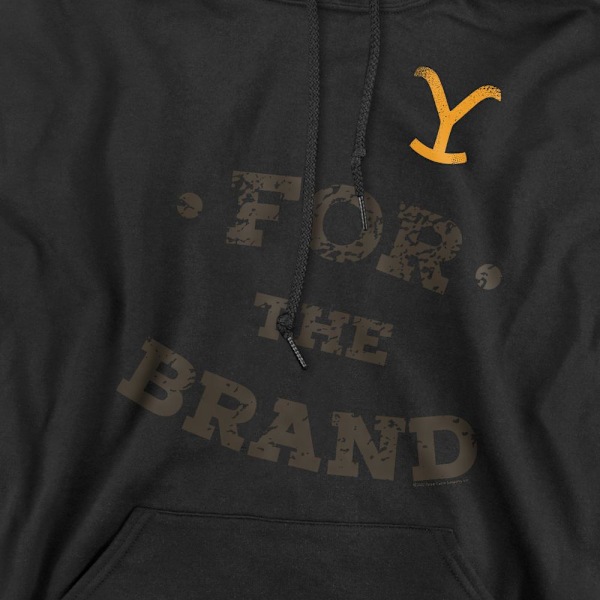 Yellowstone Herr For the Brand Hoodie L Svart Black L