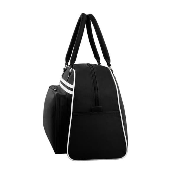 Bagbase Retro Bowling Bag One Size Svart/Vit Black/White One Size