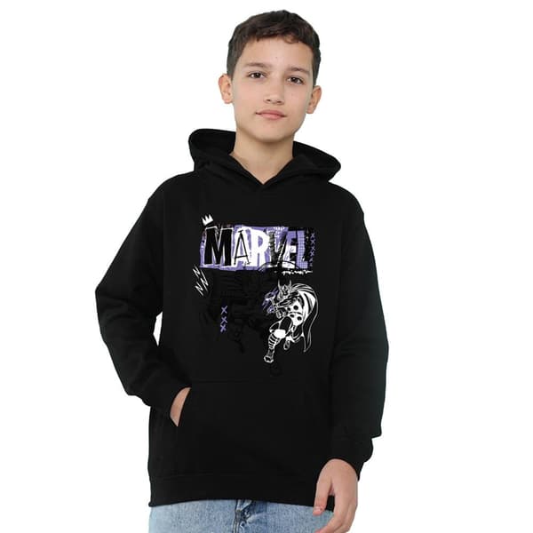 Marvel Barn/Barn Thor Thunder Hoodie 7-8 År Athletic He Athletic Heather 7-8 Years