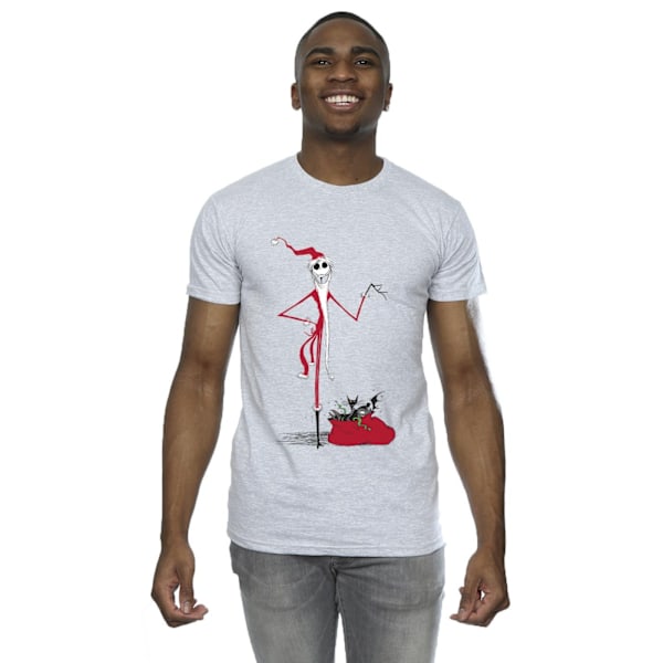 The Nightmare Before Christmas Herr T-shirt för julklappar Sports Grey 3XL
