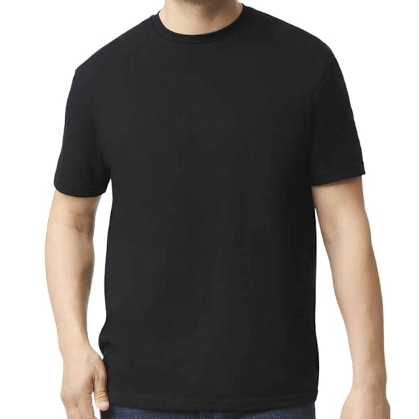 Gildan Softstyle CVC T-shirt L Pitch Black för män Pitch Black L