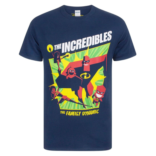 The Incredibles 2 Mens The Family Dynamic T-Shirt XXL Blå Blue XXL