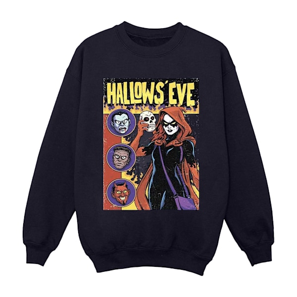 Marvel Boys Hallows Eve Comic Cover Sweatshirt 3-4 år Marinblå B Navy Blue 3-4 Years