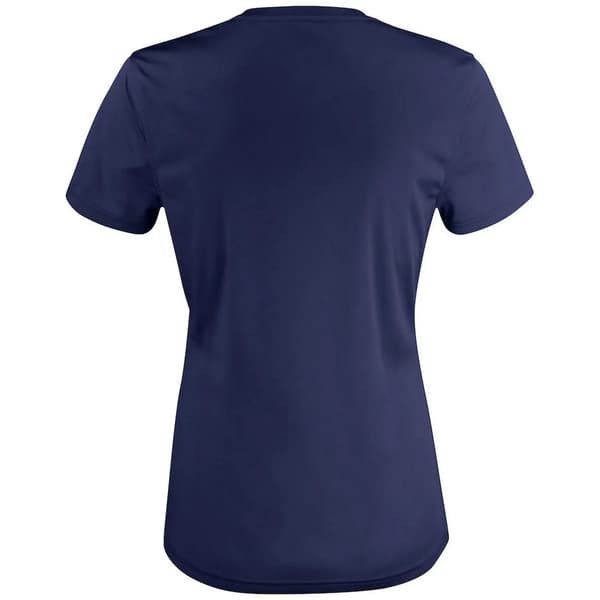 Clique Dam Basic Active Interlock T-shirt L Mörk marinblå Dark Navy L
