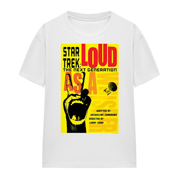 Star Trek Unisex Vuxen The Next Generation Säsong 2 Avsnitt 5 T-shirt White M