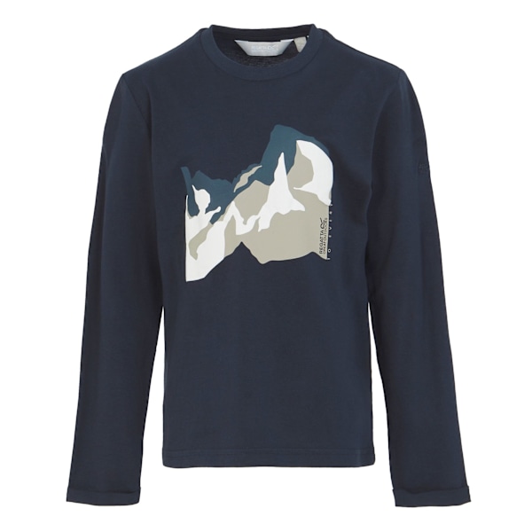 Regatta Wenbie III Mountain Långärmad T-shirt för Barn Navy 11-12 Years