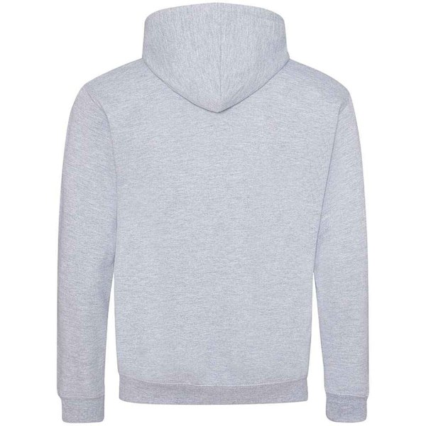 Awdis Mens Varsity Heather Full Zip Hoodie XXL Heather Grey/Fre Heather Grey/French Navy XXL