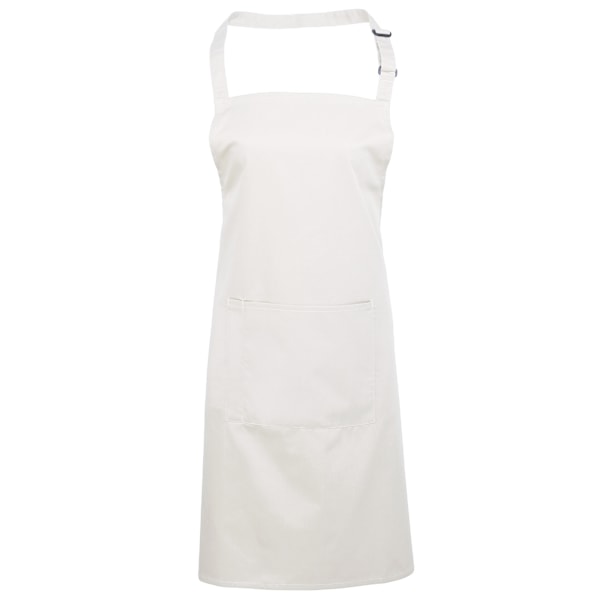 Premier Dam/Kvinnors Färger Bip Förkläde Med Ficka / Arbetskläder White One Size