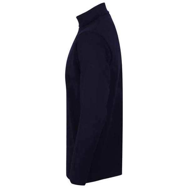 Henbury Herr Roll Neck Långärmad Topp M Marinblå Navy M