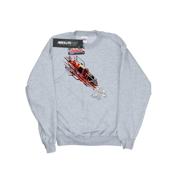 Marvel Iron Man Shooting Burst Sweatshirt M Sports Grey Sports Grey M