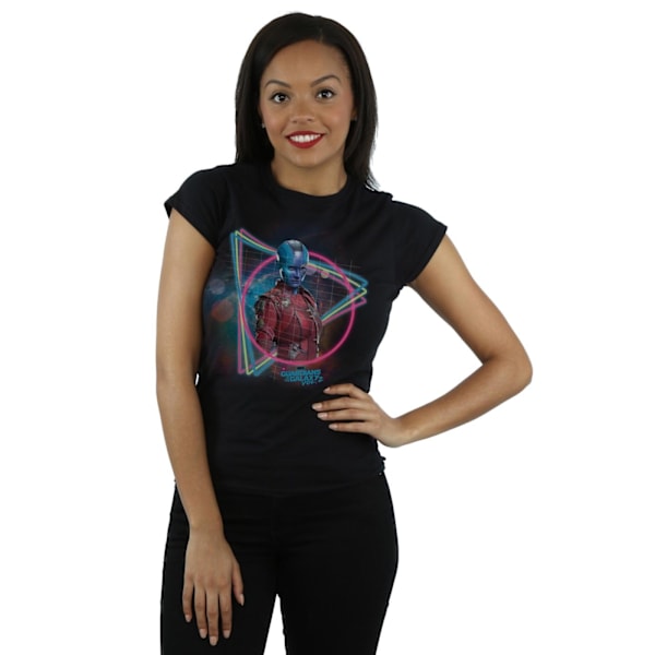 Marvel Womens/Ladies Guardians Of The Galaxy Neon Nebula Bomull Black XXL