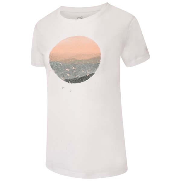 Dare 2B Dam/Kvinnors Peace of Mind Mountain T-Shirt 8 UK Vit White 8 UK