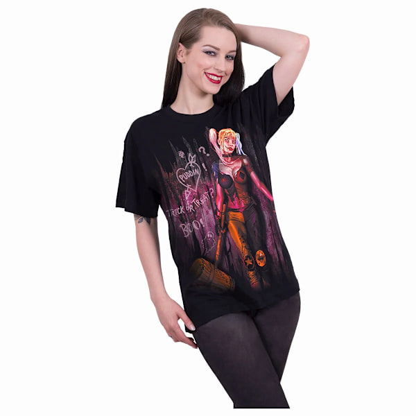 Harley Quinn Unisex Vuxen Trick Or Treat T-Shirt L Svart Black L