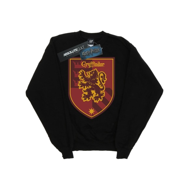 Harry Potter Mens Gryffindor Crest Flat Sweatshirt L Svart Black L