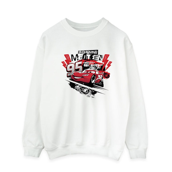 Disney Cars Lightning McQueen Collage Sweatshirt S Vit White S