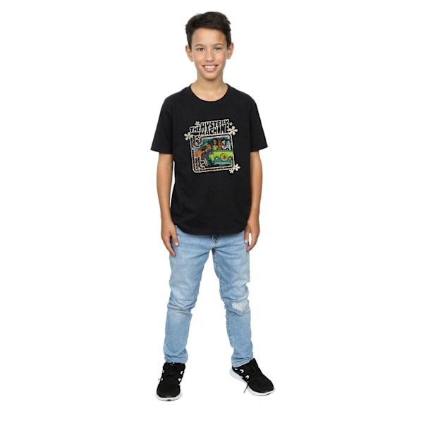 Scooby Doo Boys The Mystery Machine Bomull T-shirt 12-13 År Black 12-13 Years