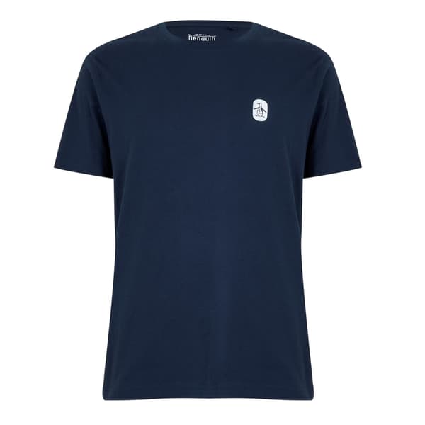 Original Penguin Herr Basic Crew Neck T-shirt L Yale Blue Yale Blue L