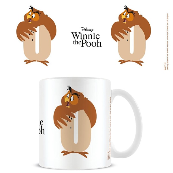 Winnie the Pooh O Alfabetet Mugg En Storlek Vit/Brun/Kräm White/Brown/Cream One Size