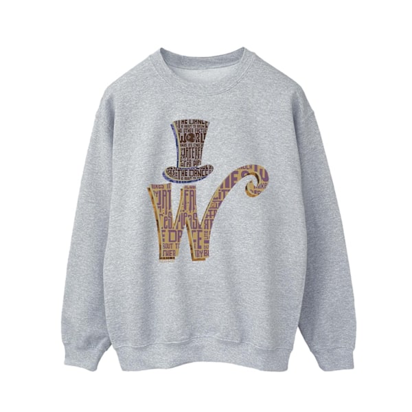 Willy Wonka Herr W Logotyp Mössa Sweatshirt 3XL Sports Grey Sports Grey 3XL