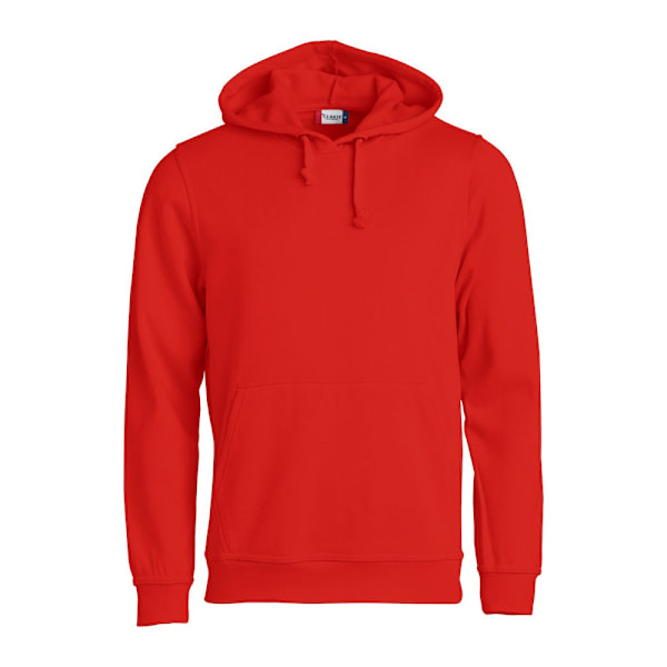 Clique Unisex Vuxen Basic Hoodie XS Röd Red XS