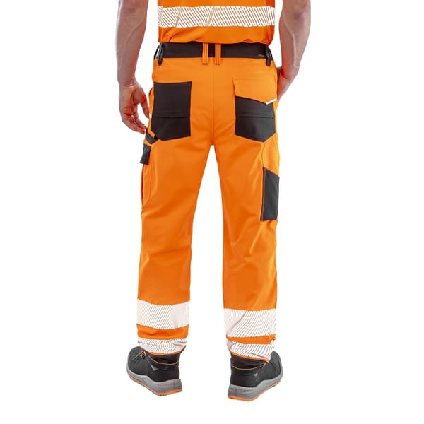 Result Safe-Guard Herr Dynamic Stretch Arbetsbyxor M Fluoresc Fluorescent Orange M