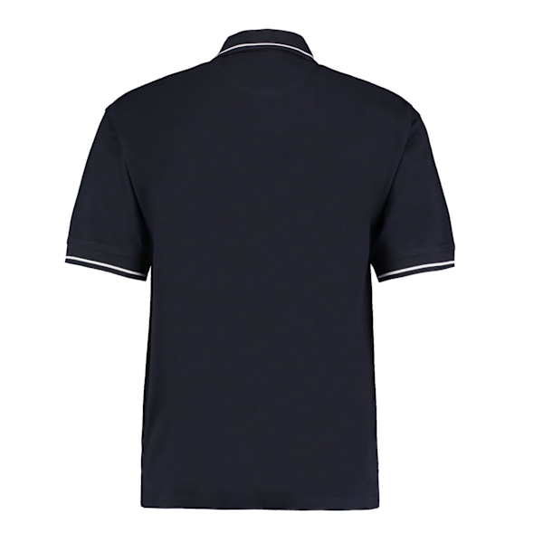 Kustom Kit Herr St Mellion Klassisk Poloskjorta L Marinblå/Vit Navy/White L