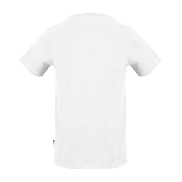 Aquascutum Herr T-shirt med logotyp på bröstet, normal passform S Vit White S