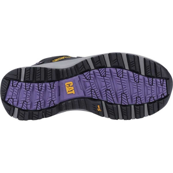 Caterpillar Dam/Dam Elmore Ståltåhätta Säkerhetsskor 6 U Black/Lilac 6 UK