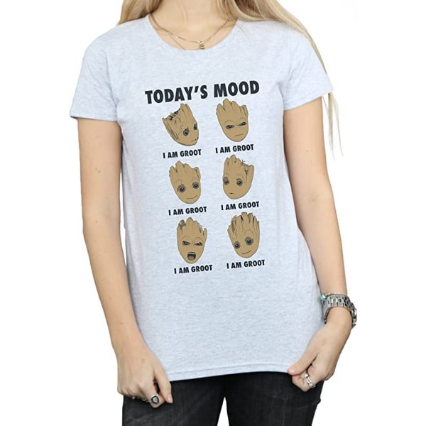 Guardians Of The Galaxy Womens/Ladies Today's Mood Baby Groot T Sports Grey M