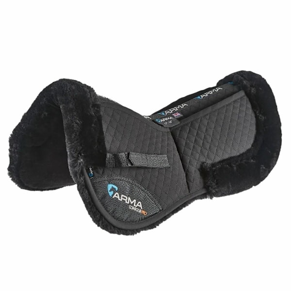 ARMA Corrective Lined Horse Half Pad 17in - 18in Svart Black 17in - 18in