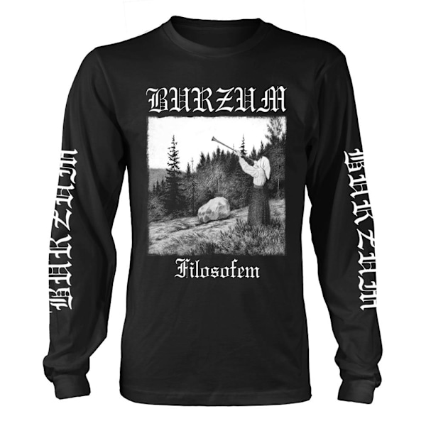 Burzum Unisex Adult Filosofem 2018 Långärmad T-shirt XXL Svart Black XXL