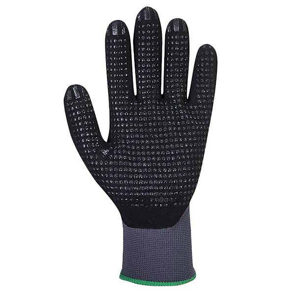 Portwest AB351 Essential DermiFlex Plus Skyddshandskar (Förpackning med Grey/Black L