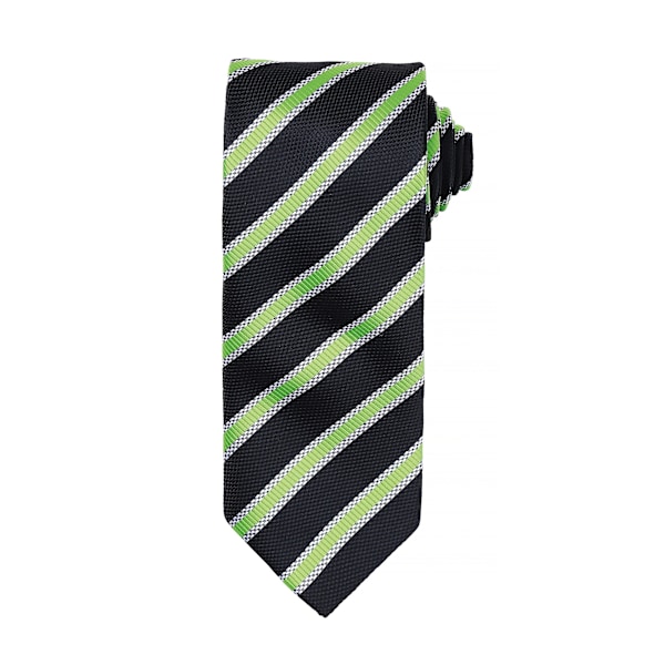 Premier Herr Waffle Stripe Formell Business Slips (2-pack) En Black/Lime One Size