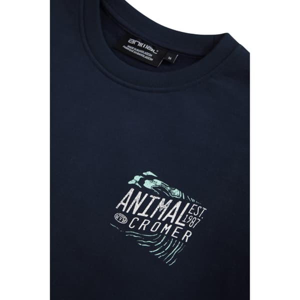 Animal Jonah Cromer Sweatshirt för män M Marinblå Navy M
